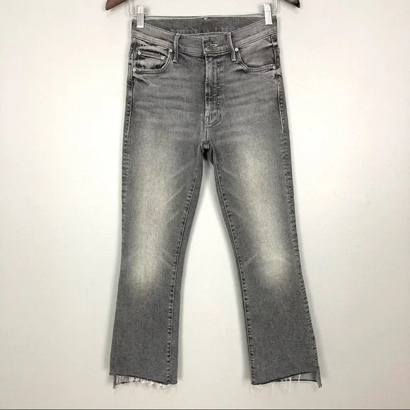 Mother The Insider Crop Jean Step Fray Hem Flare - Picture 2 of 10